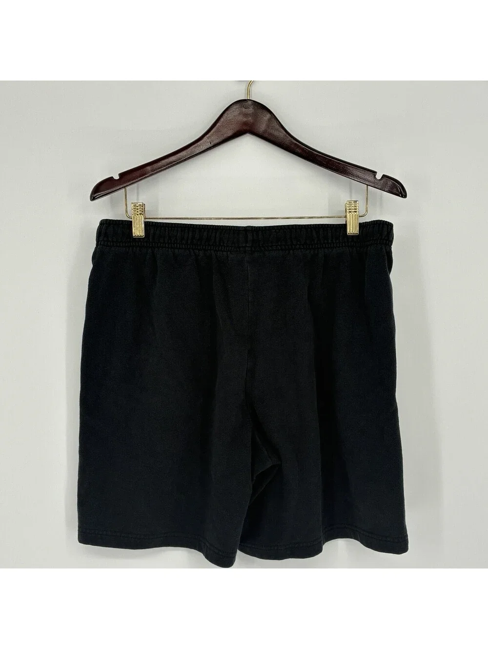 The North Face Men’s Black Sweat Shorts Size L Logo Drawstring Athletic Casual